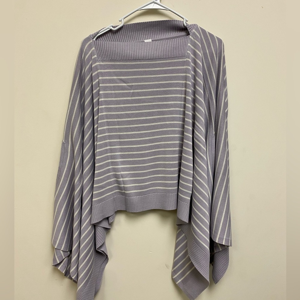 - NWOT Lululemon lavender poncho sweater
